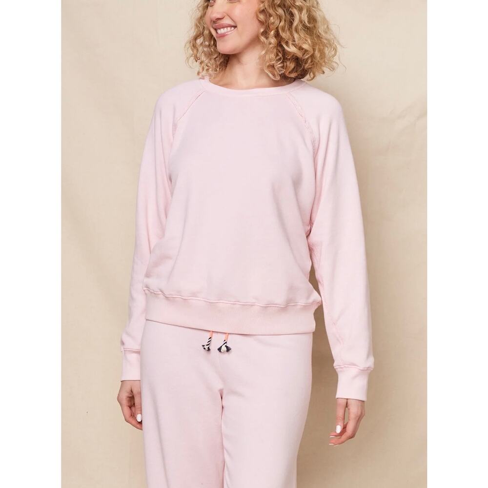 $124 New Sundry Raglan Sweatshirt - Pink - Small - Picture 3 of 10